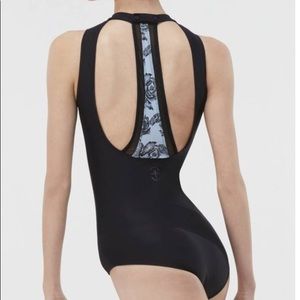 Wear Moi Black Mesh Black Ballet Dance Leotard S